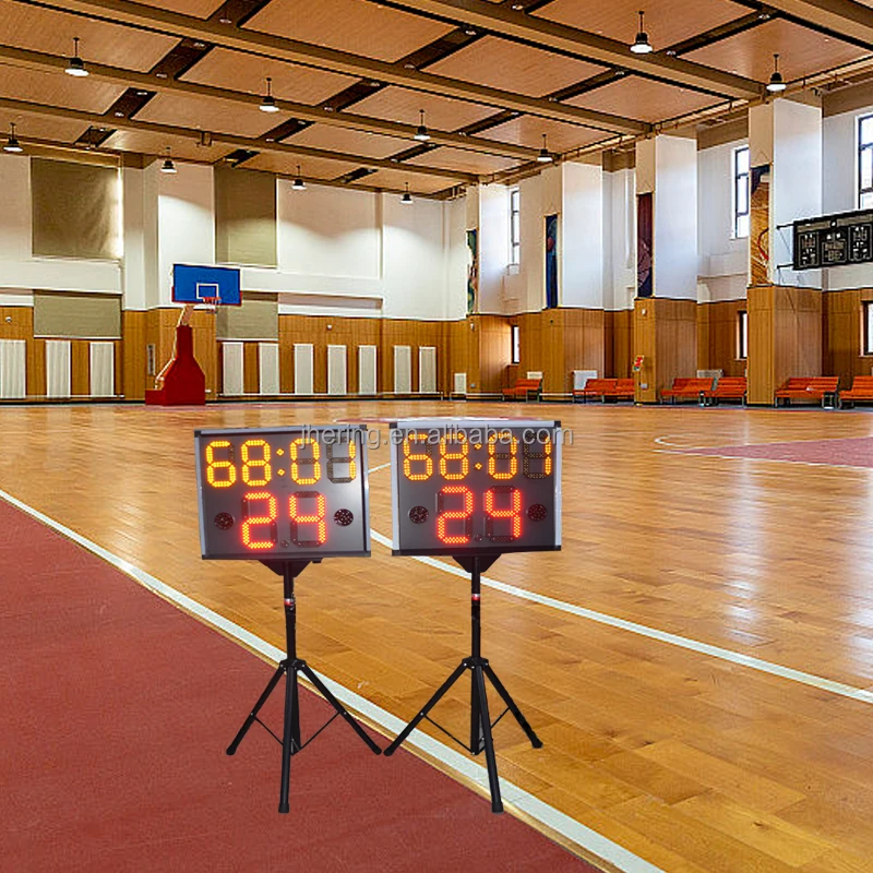 Jhering Large LED Electronic Game Timer 24 Seconds Shot Clock in Basketball for Indoor Use OEM Supplier Digital Poster