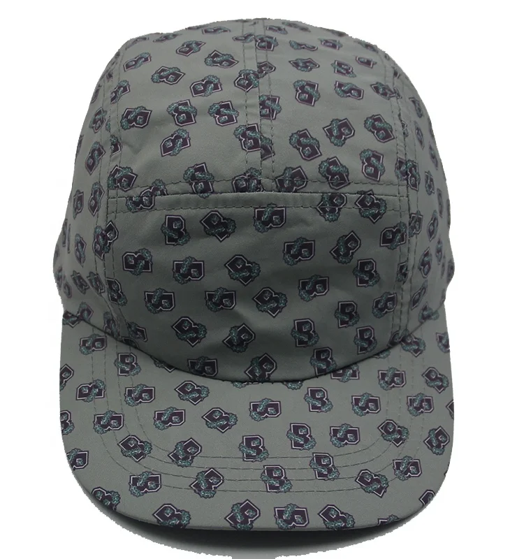 Cheap Wholesale custom sublimation printing 5 Panel Cap Custom Snapback Cap