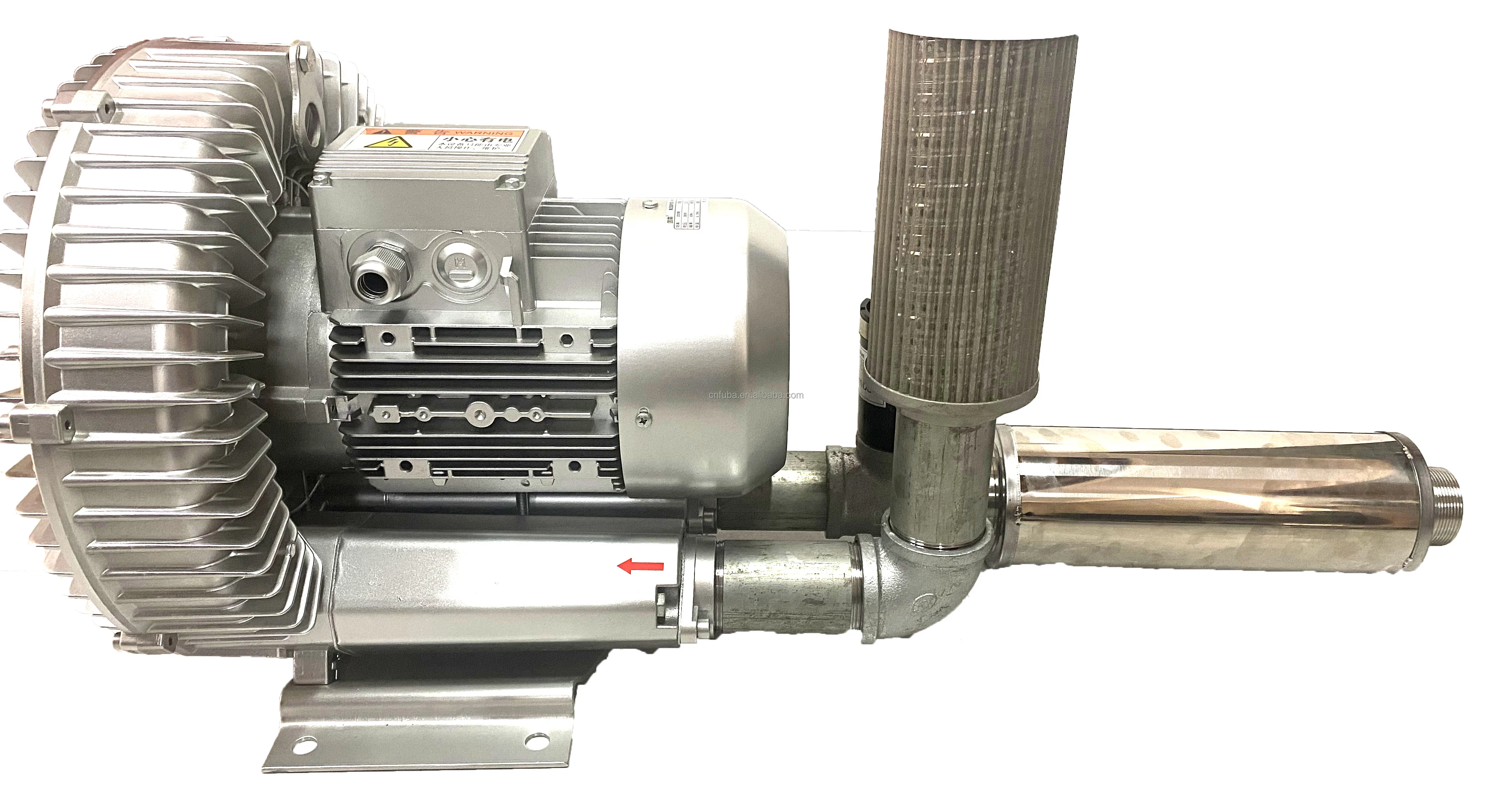 High Quality  3 Phase Electric Side Channle Blower Vacuum Air Pump or Blowing Turbine Regenerative Side Channel Ring Blower