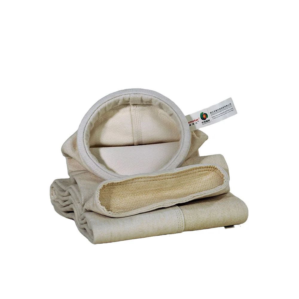 PE Polyester 500gsm Industry Dust Collector Filtration Fabric Non woven Needled Felt Air Pulse Jet Baghouse Filter Media Cloth