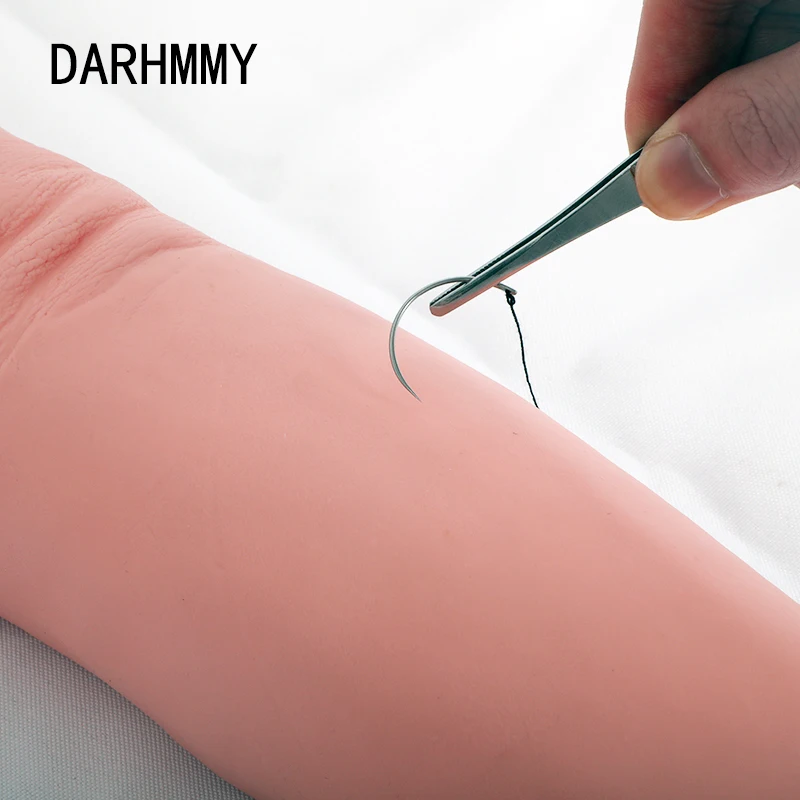 DARHMMY Advanced PVC Skin Suture Arm Practice Manikin Surgical Suture Arm Model Medical Science Mannequin
