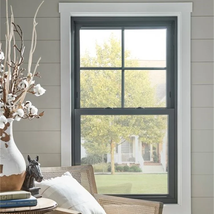 Making Things Convenient For Customers Double-hung Windows Aluminum Clad Wood Window Double Hung
