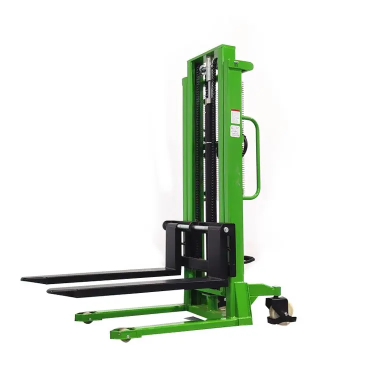 Wholesale 3300lbs Capacity  Lifting Height Hydraulic Hand Lift Manual Stacker With Adjustable Forks