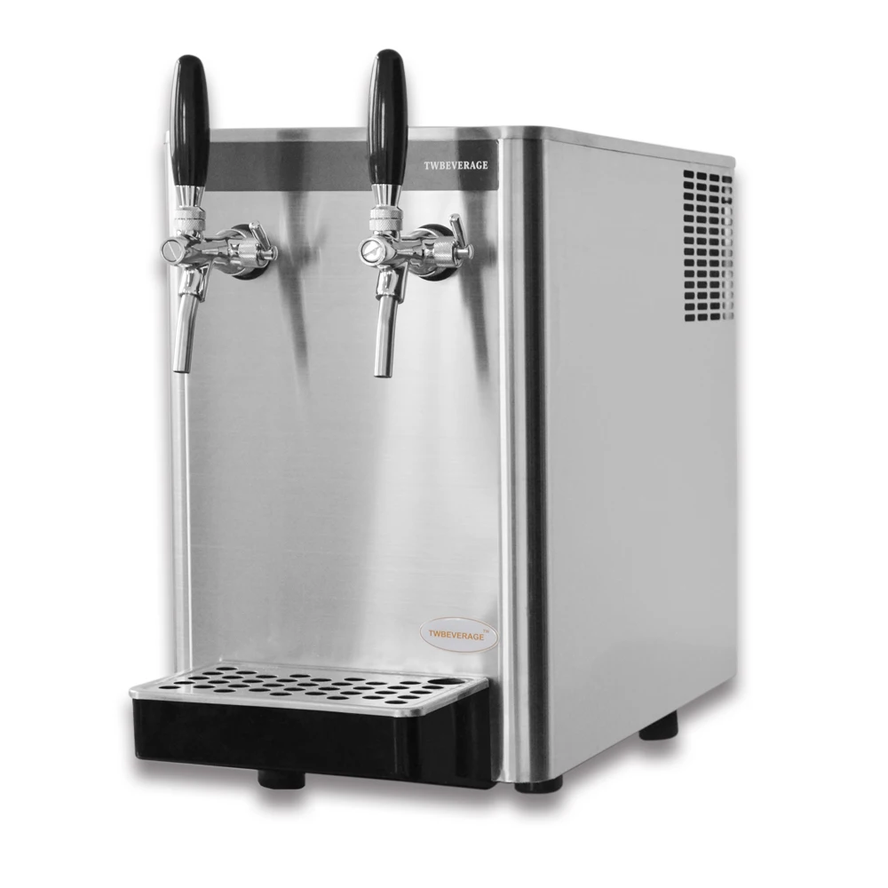 Настольная пивная машина kegerator с 2 кранами для дозировки холодного пива Shanghai machinery