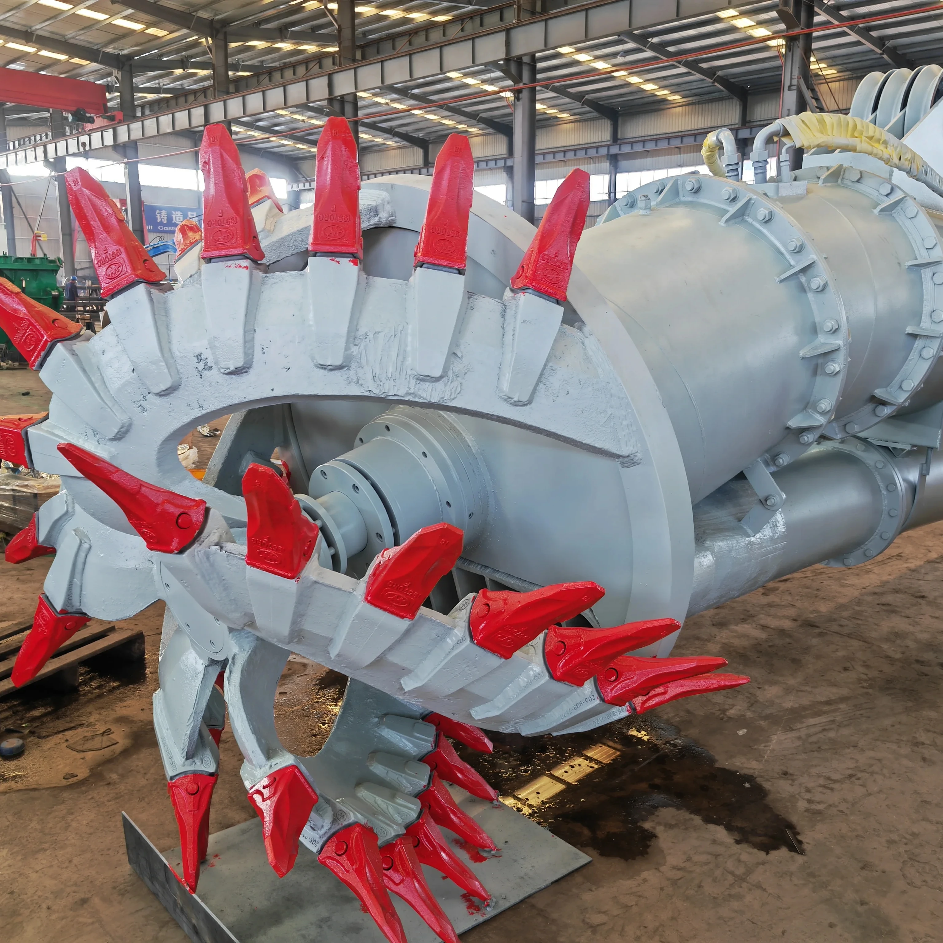 KEDA Auger hydraulic dredger cutter  head /claw drill dredger head /dredging cutter head