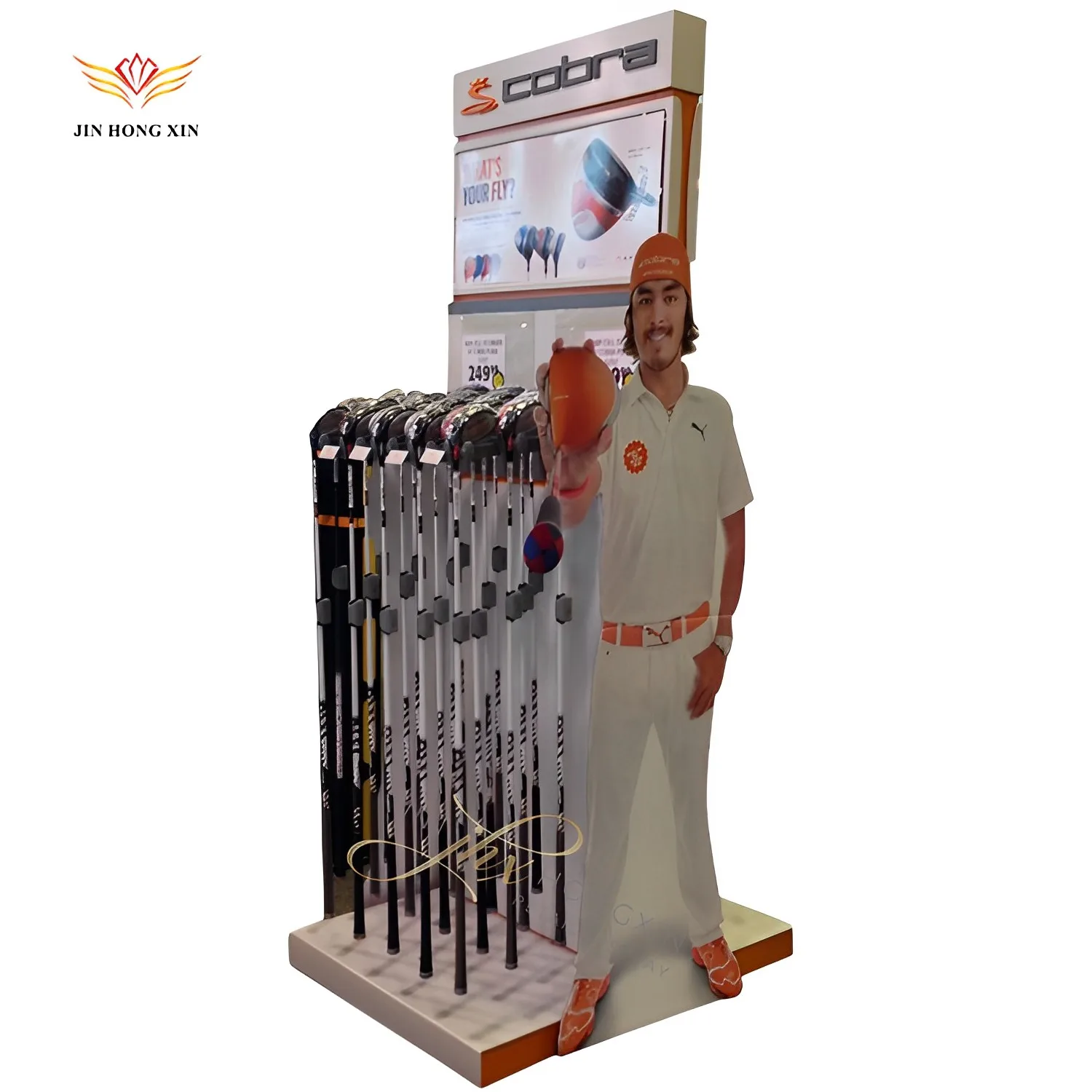 Golf club displays racks grips standard grip equipment stand for sports online store