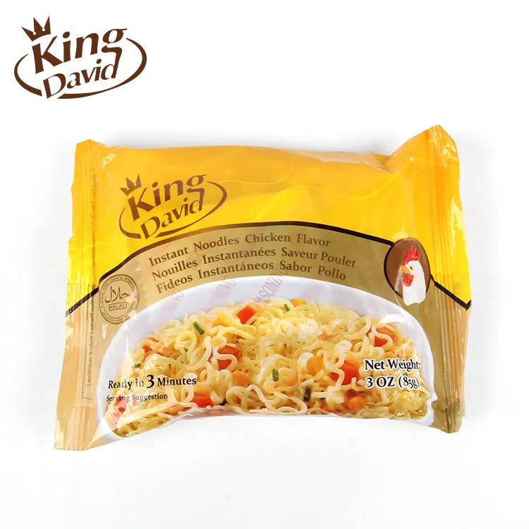 Жареная Халяль 3 минуты вкус курицы китайский бренд креветки лапша быстрого