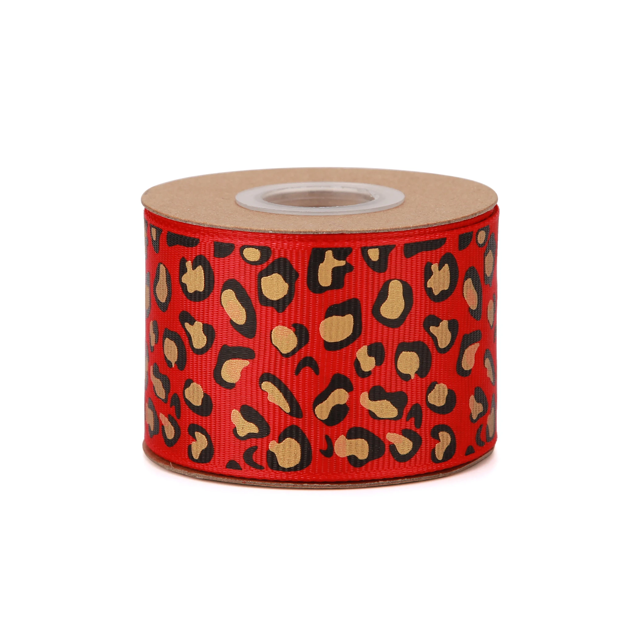 Factory Direct Sale Pet Printed Webbing Strap Animal Printed Grosgrain Ribbon With Zebra Print