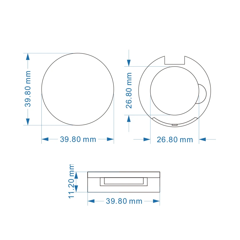Classic design single plastic palette packaging empty bright white container clear cover eyeshadow case