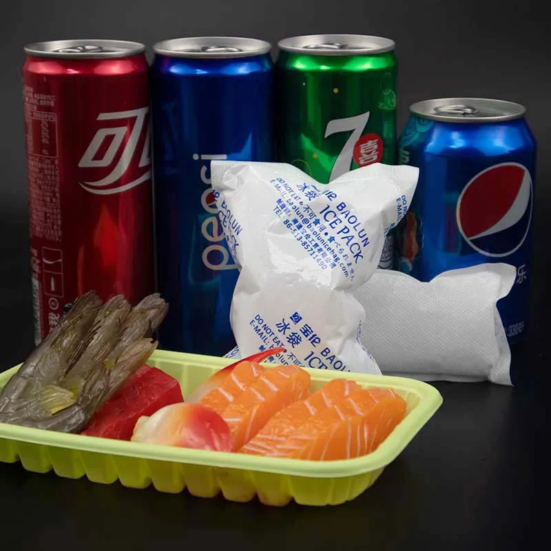Легкий Автоматический быстрозамачиваемый лист Baolun, сухой индивидуальный пакет для мороженого, морепродуктов, холодной еды