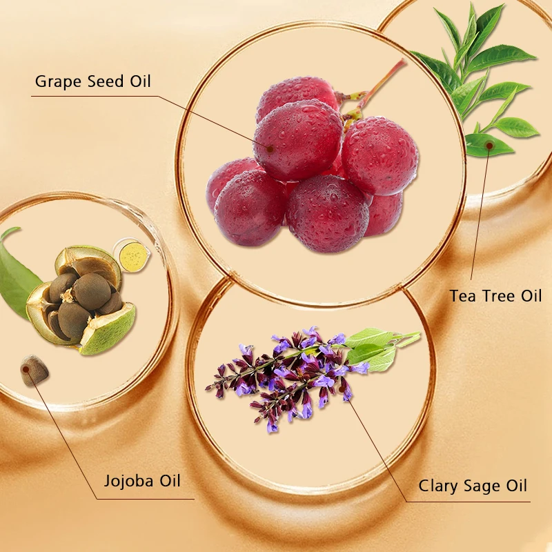 Private Label After Shaving Jojoba Tea Tree Lightening Smoothing Ingrown Hair Oil Bikini Body Oil For Ingrown Hair