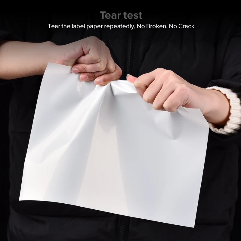 Wholesale Custom Package OEM Supplier Factory Outlet Permanent Matte Vinyl Sticker Paper A4 210x297mm A4 Vinyl Sticker Paper