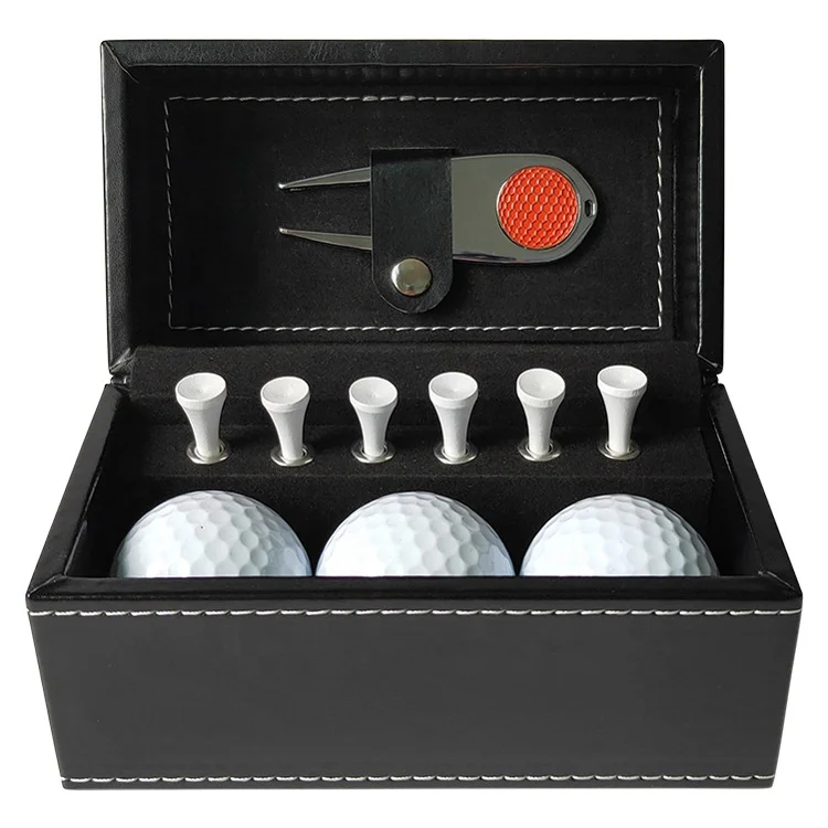 Cheap Price Custom Logo Unique Golf Ball Gift Set Box Golf Gift Suit