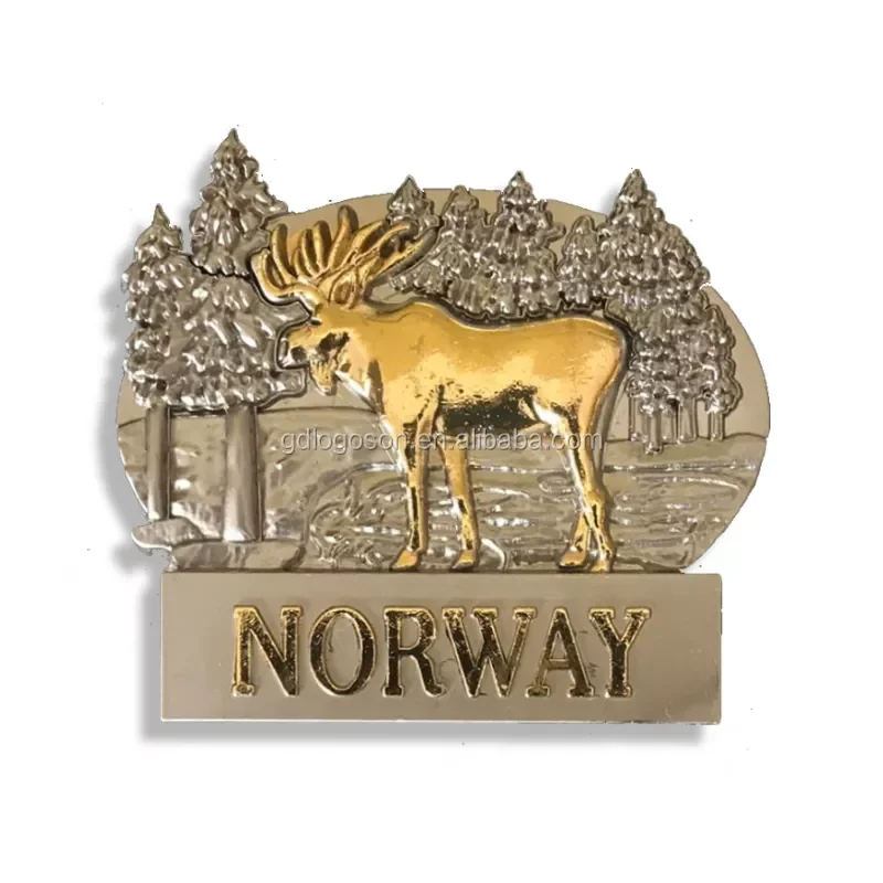 Wholesale Fridge Magnets European Norway from China 3D  Bergen City Souvenir Fridge Magnet