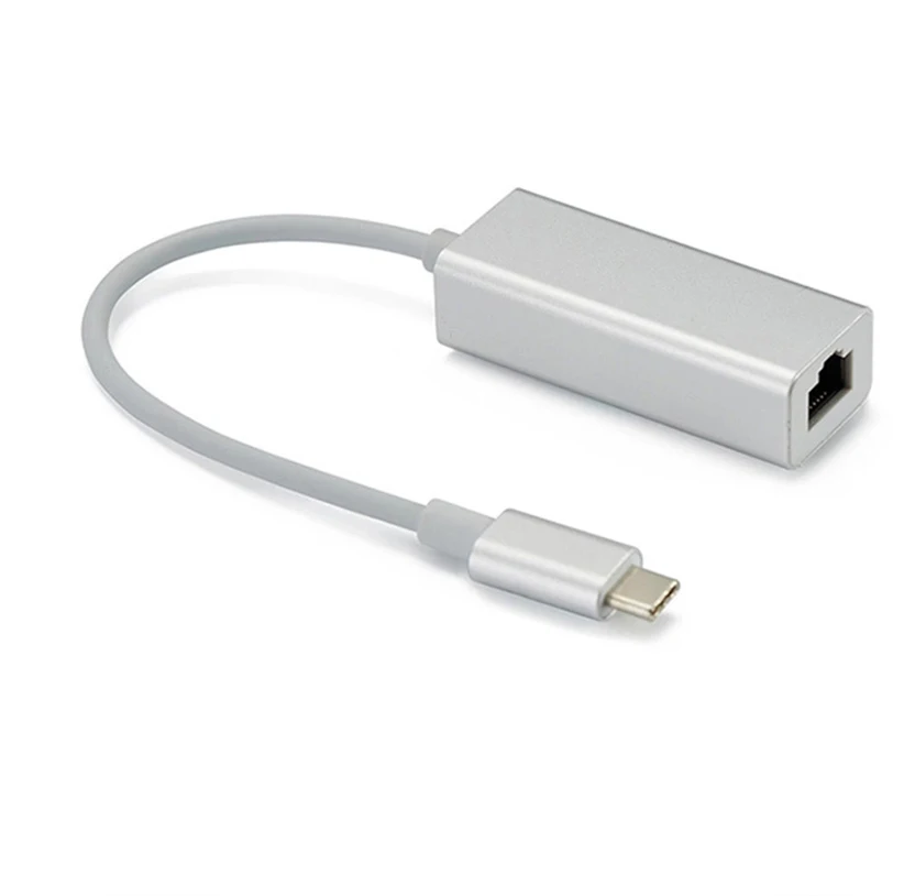 USB3.1 Type-C USB-C to RJ45 Ethernet LAN Adapter Cable USB 3.1 Type c to RJ45 Gigabit Ethernet Port Adapter