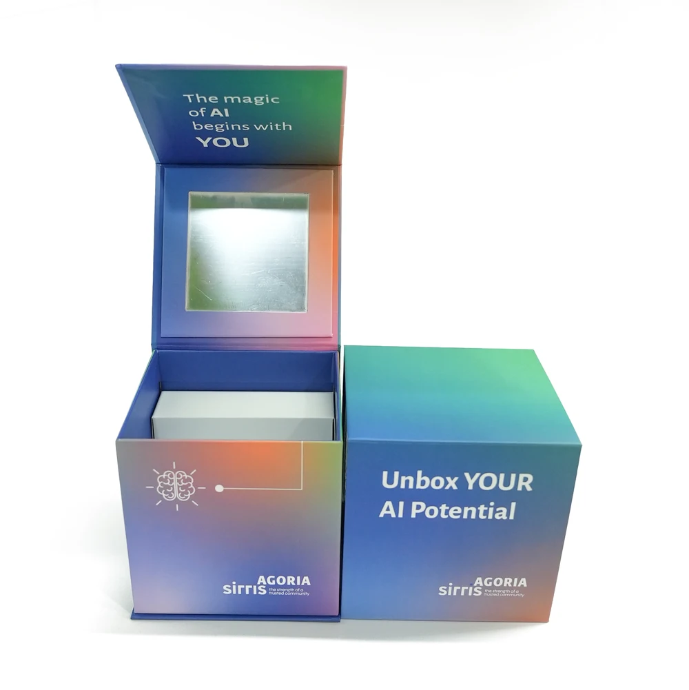 Matt Magnet Luxury Folding Jewelry Magnetic Wedding Packaging Gift Hard Box Full Set Magnetic Closure Custom Box Packaging