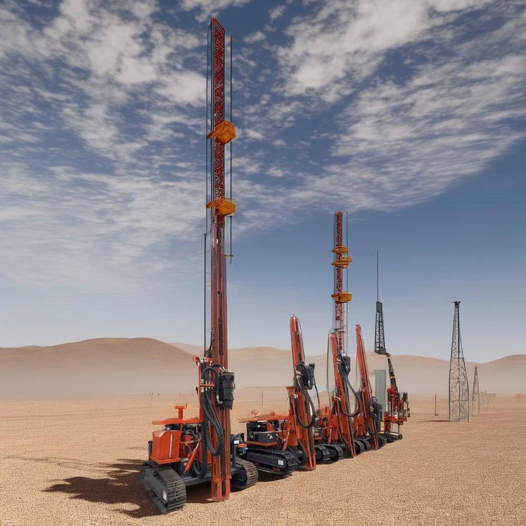 Rotary Drilling Rig with Power Head Gearbox Engine Motor Bearing-Core Components for Drill Rig Competitive Price