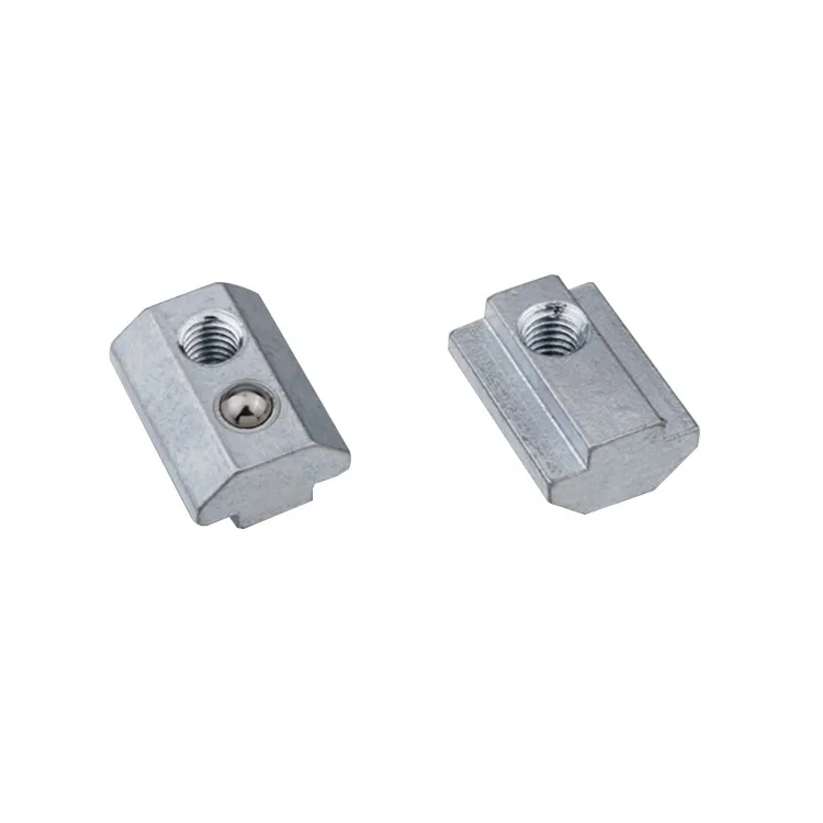 2A40.AA.01 CE approved european type of slot 8 elastic t nuts with spring ball