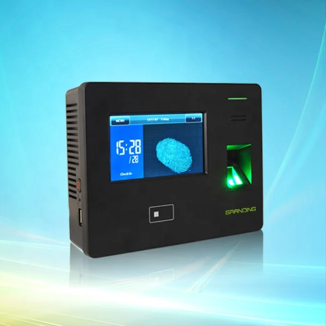 ( GT300 )  4.3 inch Touch Screen Fingerprint time attendance system with built-in Li battery