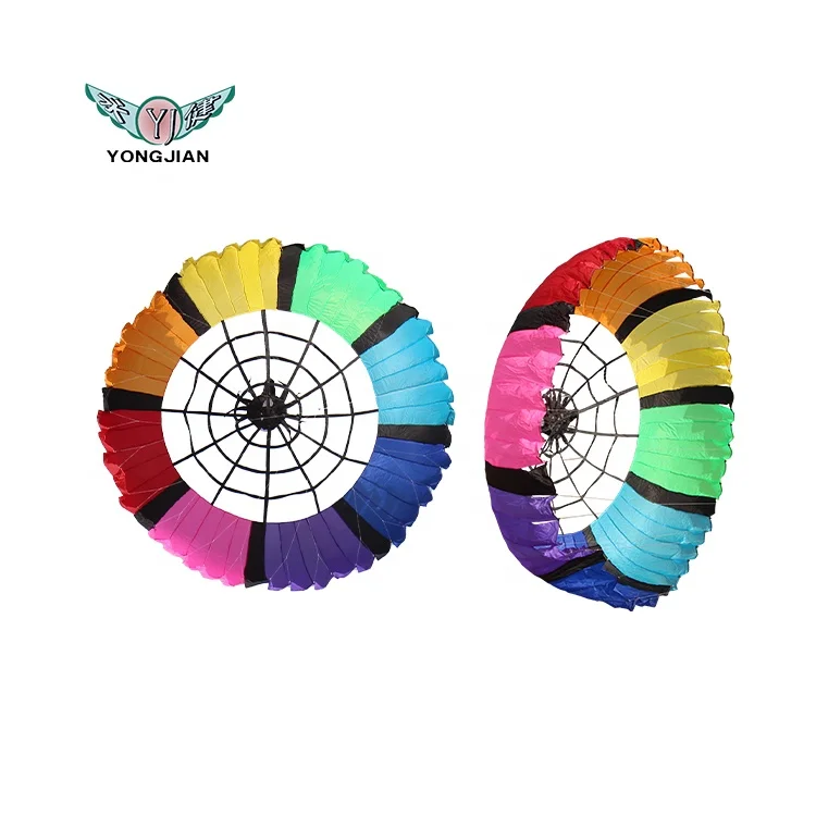 Китай Лидер продаж дешевый двухлинейный Спортивный Легкий Летающий большой надувной воздушный змей для взрослых