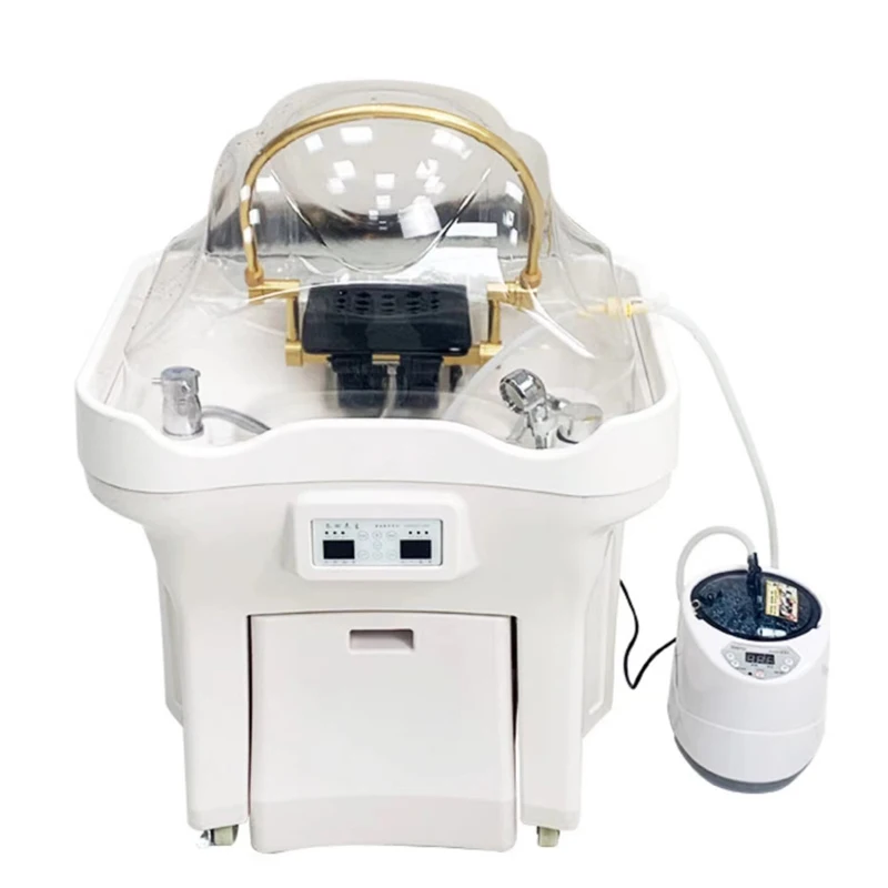 Modern Portable Shampoo Bowl for Beauty Salon Spa Bathroom & Hospital White Hair Basin with Massage Features Furniture