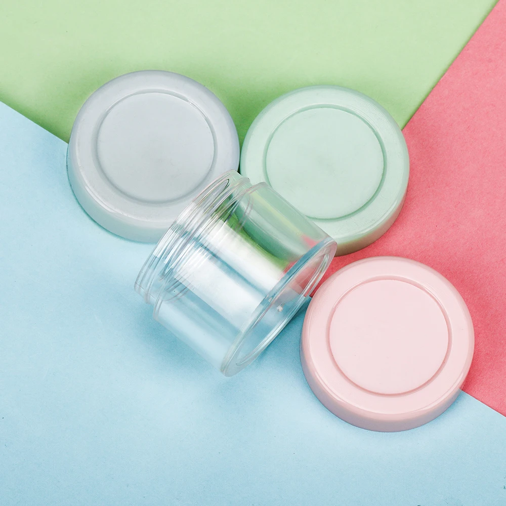 Hengsheng factory custom small plastic cream packaging cheap  clear jar 15g