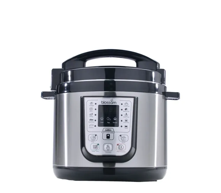 Multifunctional 6L Electric Pressure Cooker LED Display Stainless Steel Household Hotel Use Large Capacity Meet Various Needs CB