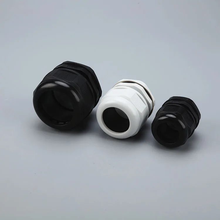 IP68 M20 Types Of  Cable Gland Connector Nylon Cable Gland