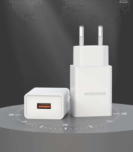  Универсальное дорожное сетевое USB-зарядное устройство с европейской вилкой 2021 А 5 В/А быстрая зарядка для iPhone 6 6S 7 8 Plus X XS Max XR адаптер переменного тока мобильного