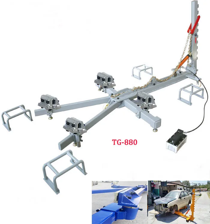 Simple car Chassis straightener car body puller made in china manufacturer crash movable repair system frame machine