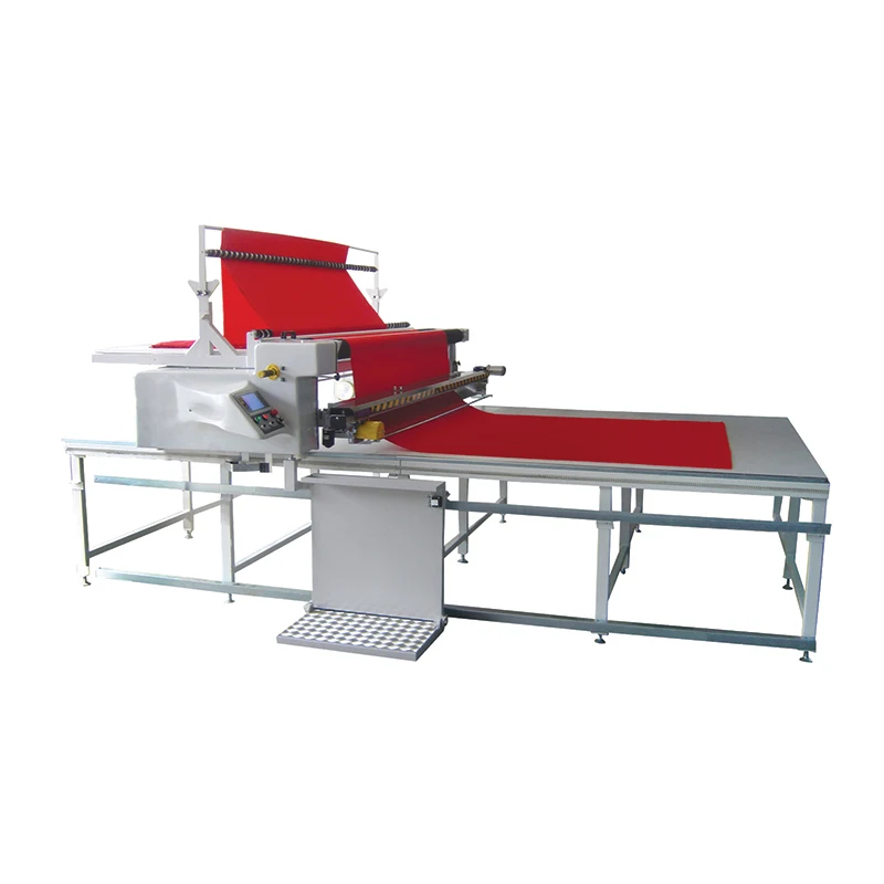 CNC bag apparel cloth 45 degree automatic industrial fabric cloth binding spreading and cutting sewing machine price