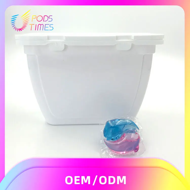 Cherry Scent Long Lasting Fragrance Laundry Detergent Capsules 6 Times Clean Laundry Pods