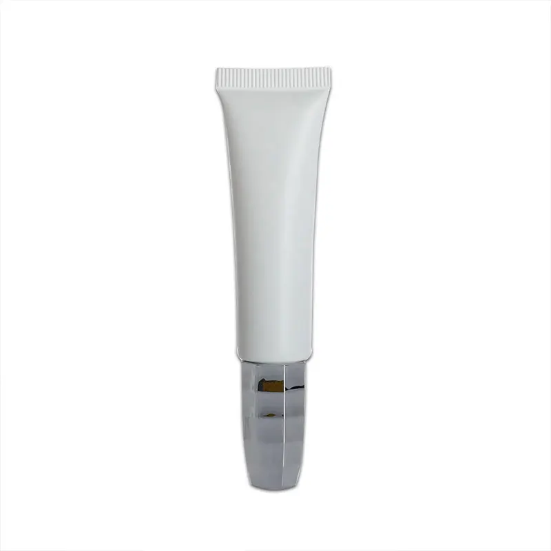 D19mm 8-20ml Plastic Tube Packaging With Zinc Alloy Massage Head Cap Soft Body and Eyel Cream Lotion Cosmetics for Lipgloss