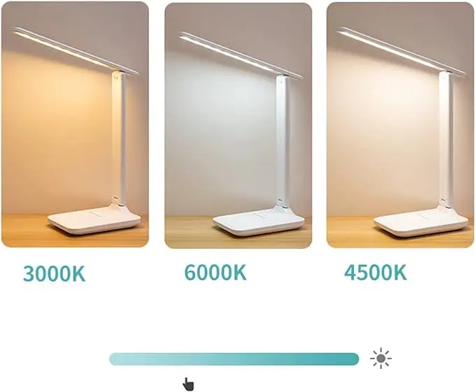 TSINYE Creative 3 Color Stepless Dim Cordless Table Lamp Portable LED Desk Lamp 5000mAh Battery Opming Up for Restaurant
