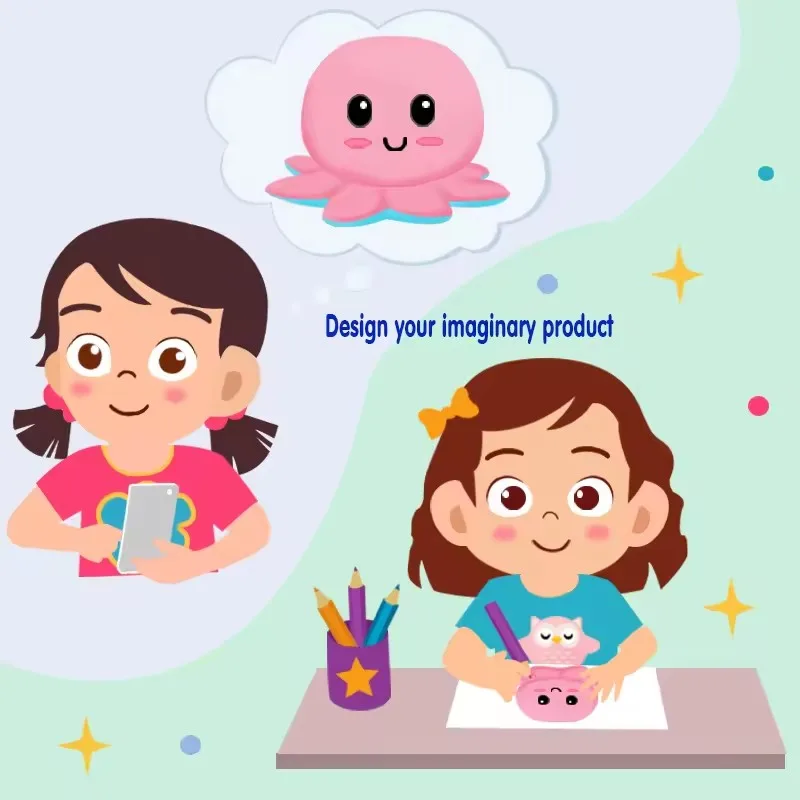 CPC factory custom plush doll color pattern rabbit plush toy OEM custom logo rabbit plush doll