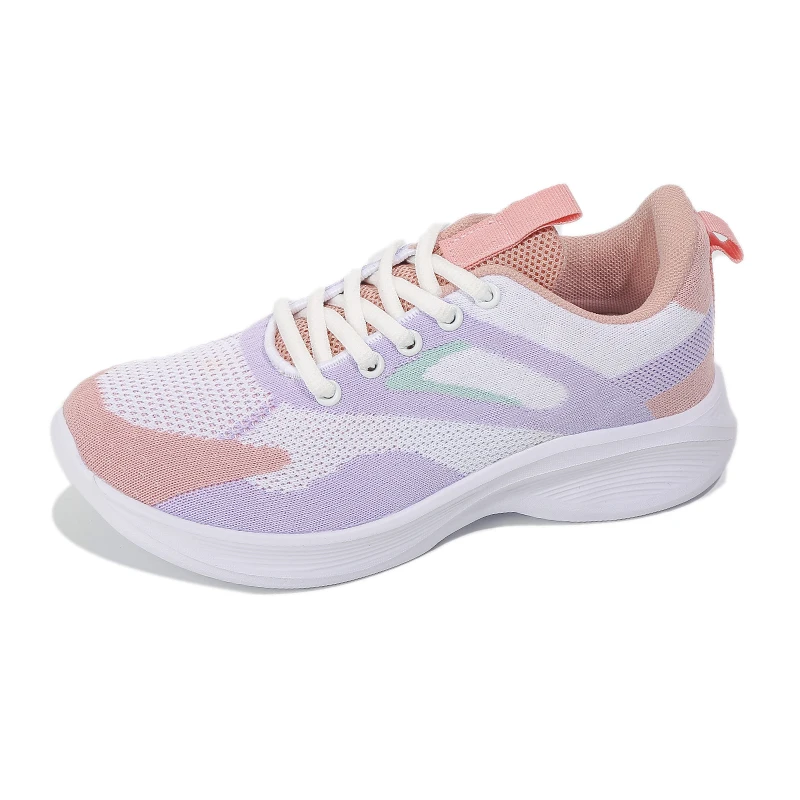 Ladies Fly Woven Mesh Casual Fashion Simple Breathable Outdoor Large Size Sneakers