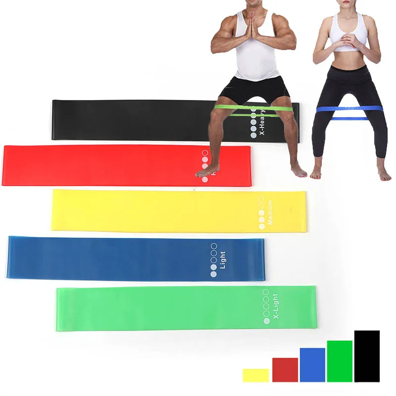 Quality hip bands resistance pattern elastic fitness training resistance bands heavy duty latex bands