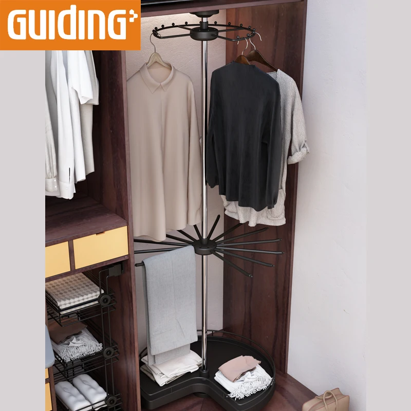 Decorative Fashion Professional Wardrobe Stand Clothes Hanger Rack  Stainless Steel Rolling Garment Rack