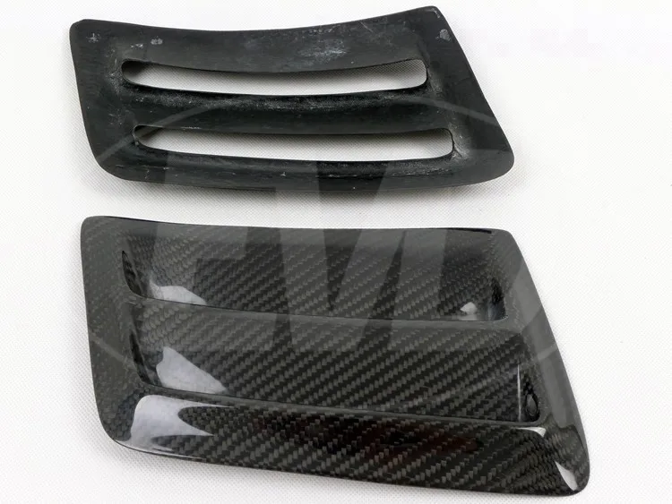 FOR 2008-2010 MERCEDES BENZ C-CLASS W204 AMG C63 CARBON FIBER FRONT BUMPER SIDE VENTS
