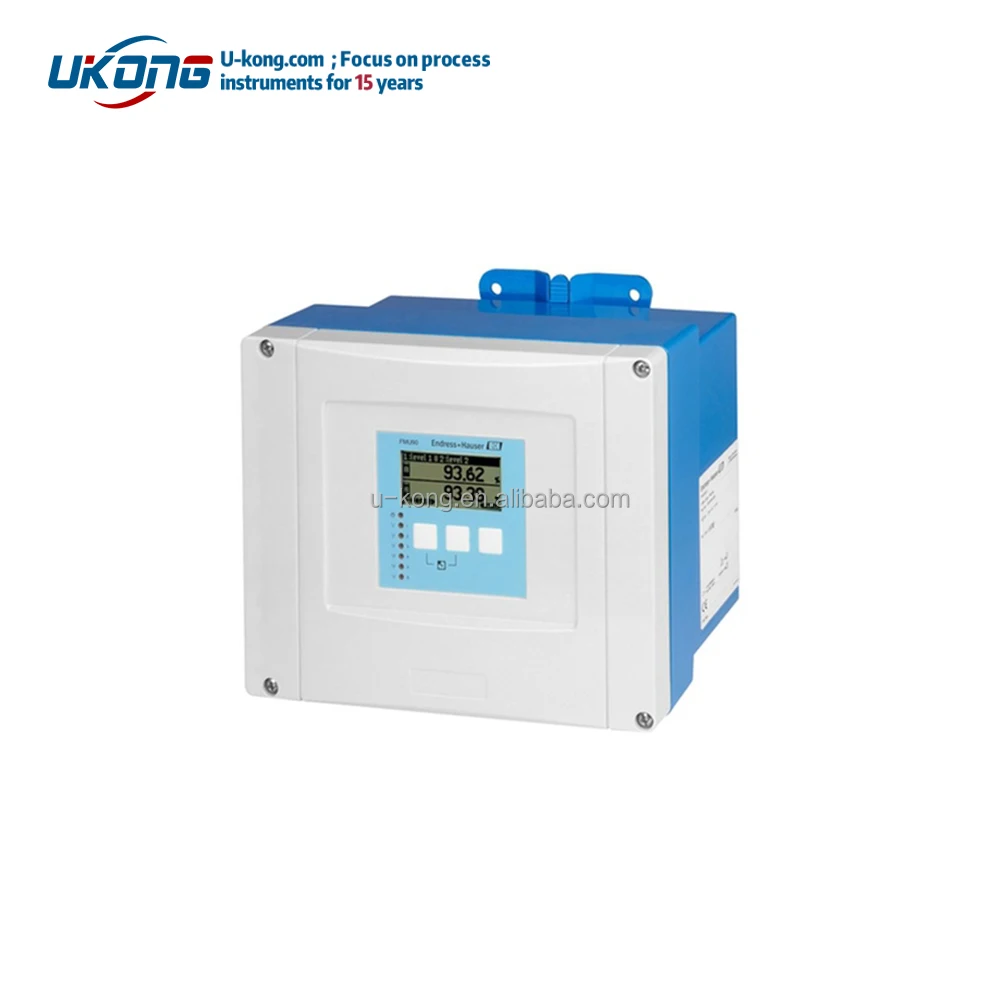 FMU90 Transmitter in housing for field or top-hat rail mounting up to 2 ultrasonic sensors FDU90 E H Ultrasonic levelmeter FMU90