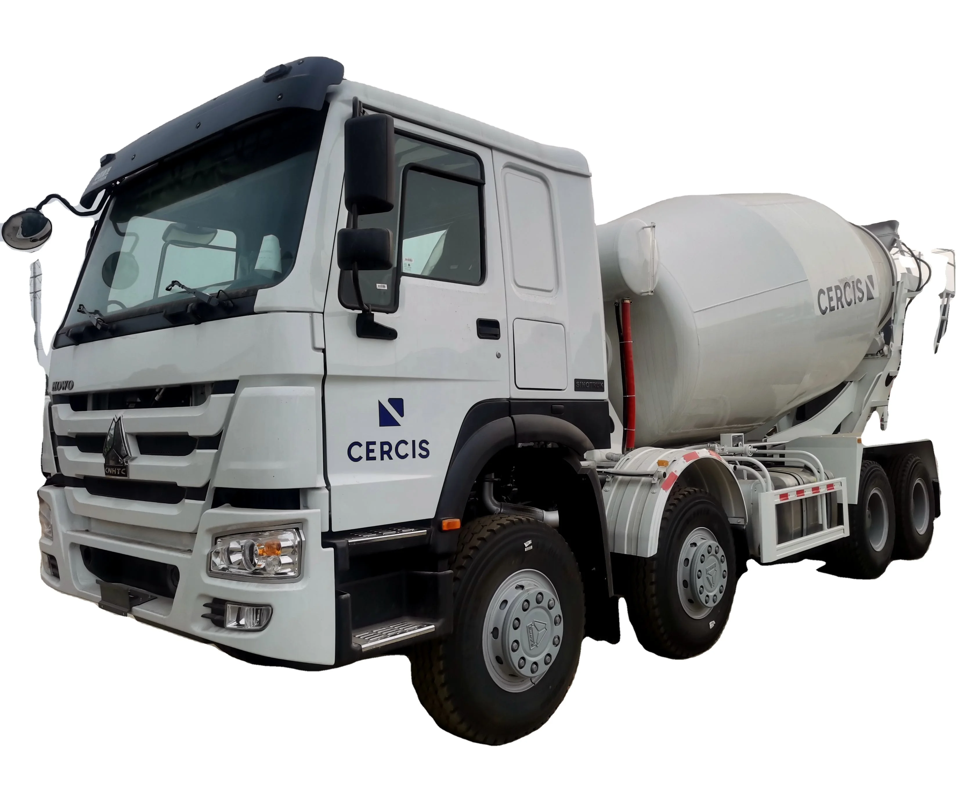 6*4 HOWO Concrete Mixer Truck Concrete Mixer 10 Fast Automatic WEICHAI Air Suspension Heavy Truck SINOTRUCK 10 to 12 CBM Manual