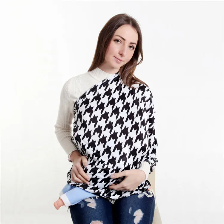 Nursing Breastfeeding Cover Scarf Baby Car Seat Canopy Shopping Cart Stroller Covers