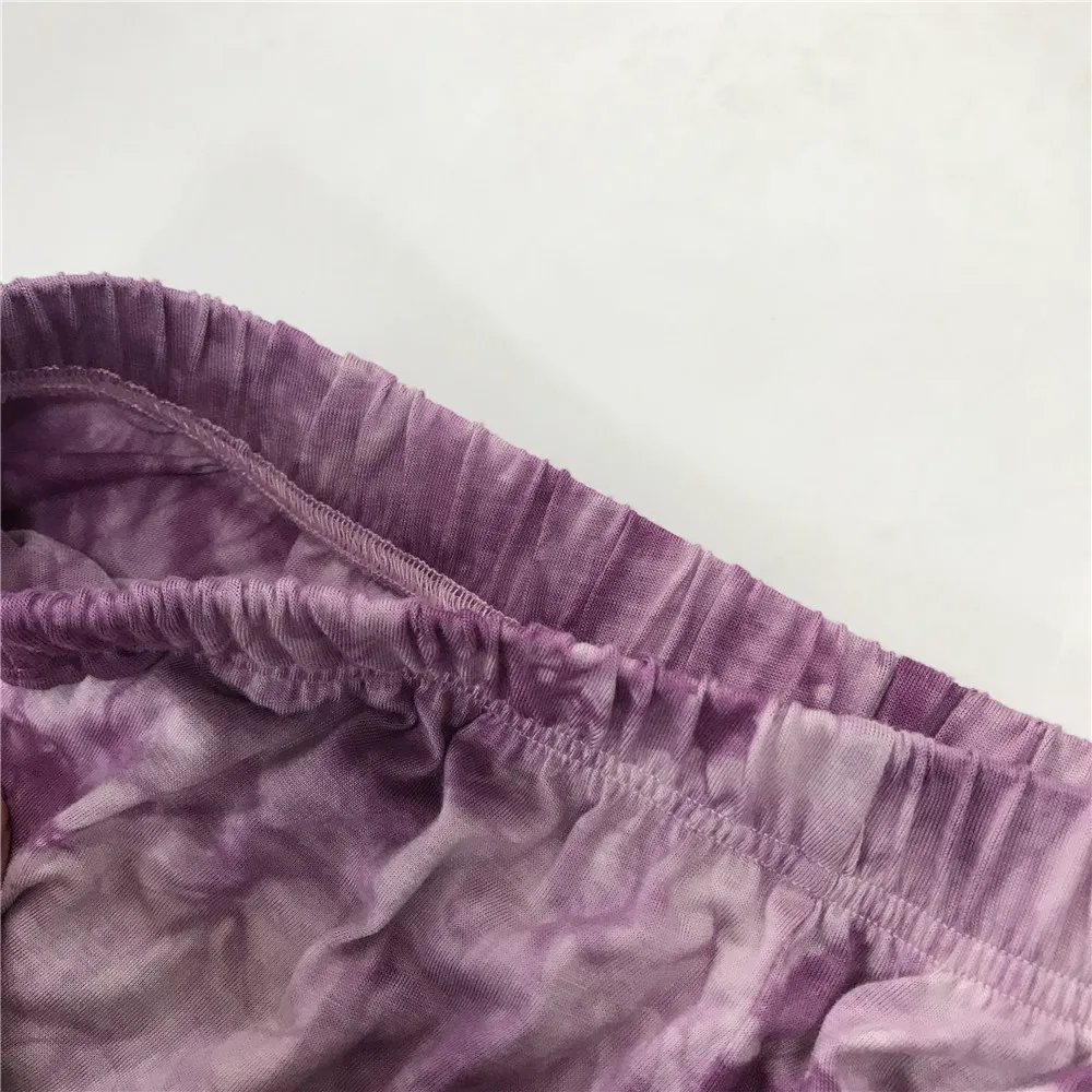 Горячая Распродажа Мужская одежда для сна Tie-dye из 2 предметов короткий пижамный