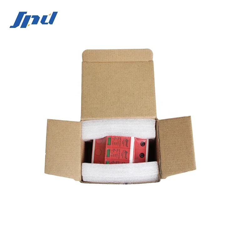 Jinli type 2 AC spd 4 poles lightning surge protector 40kA SPD ac surge protection device