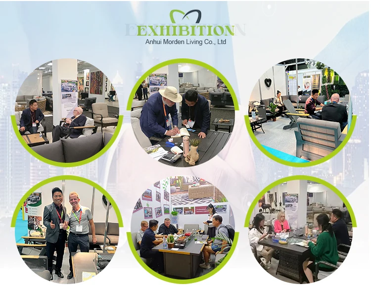 Rattan sofa rattan suit is now in fashion Luxury Outdoor Wicker Furniture Garden Rattan Angle Corner Sofa Set