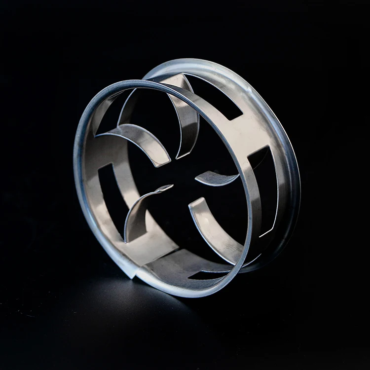 High Strength SS304 76mm Metal Cascade Mini Ring For Sea Water Desalination Tower