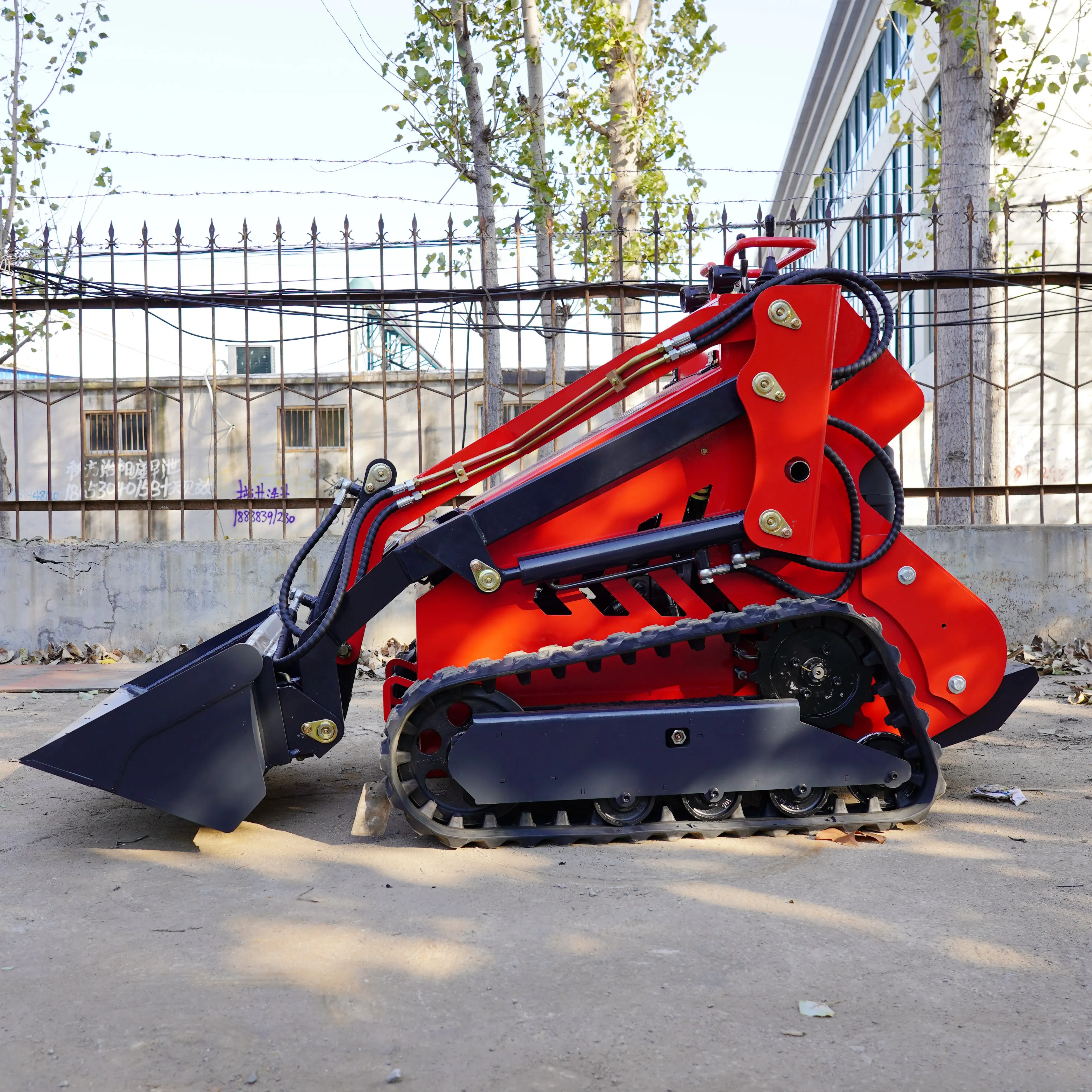 High Quality Free Shipping Mini Skid Steer Loader Epa/Euro 5 Small Skid Steer Loader Price With Bucket For Sale