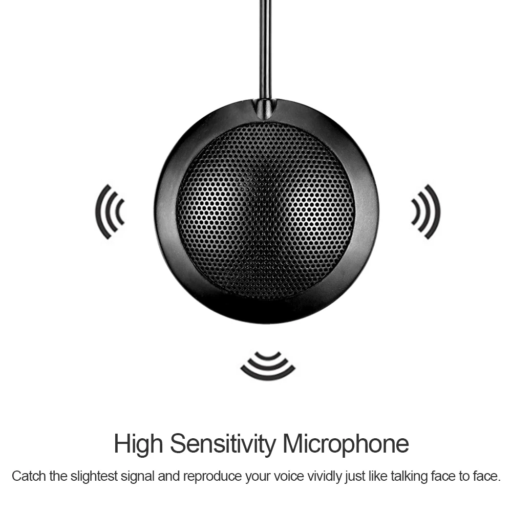 Высокое качество стерео всенаправленный пикап конденсаторный микрофон USB разъем для настольных ПК компьютер