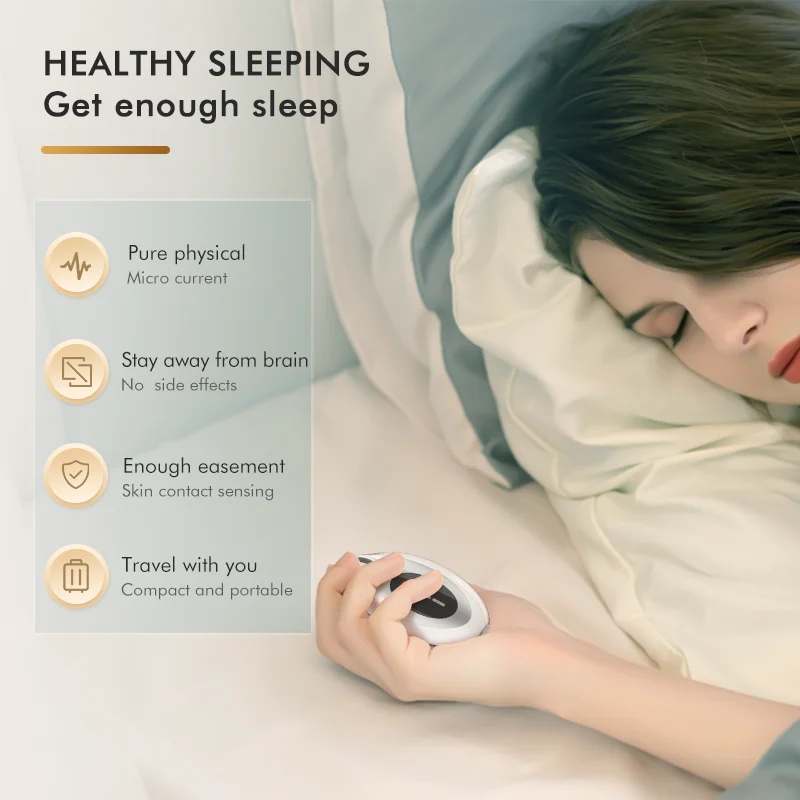 Home rechargeable EMS microcurrent Anion sleep aid Releasing negative oxygen ions help sleep