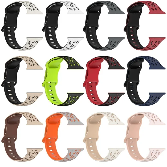 2024 ремешок из мягкой силиконовой резины классический смарт-Спорт несколько моделей узор силиконовый 38/42/44/45/49 мм